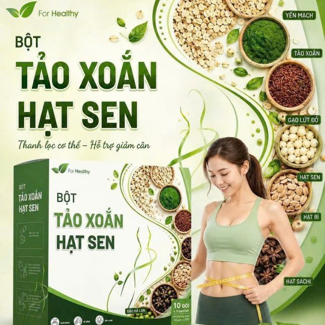 Bột Tảo Xoắn Hạt Sen