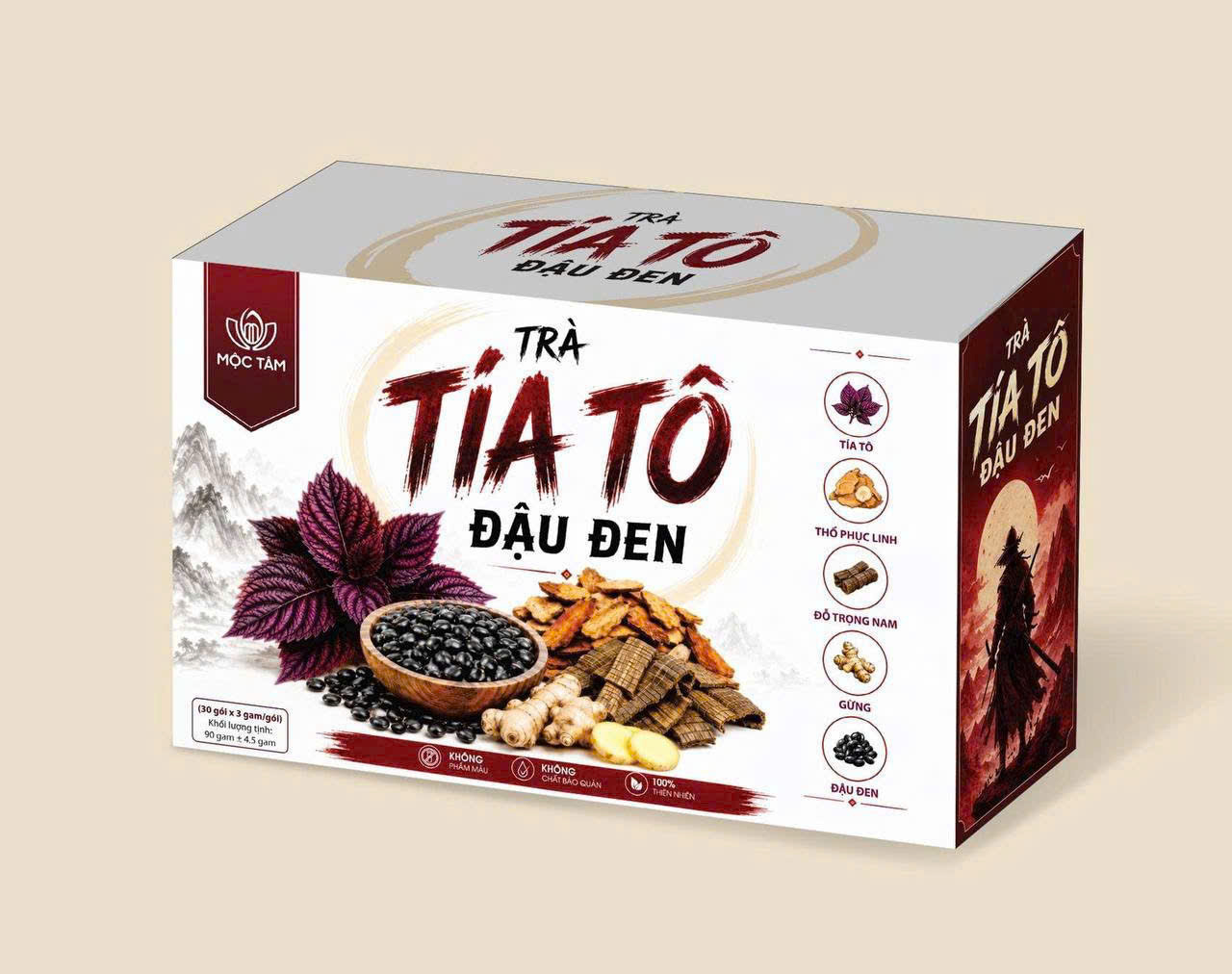 Trà Tía Tô Đậu Đen